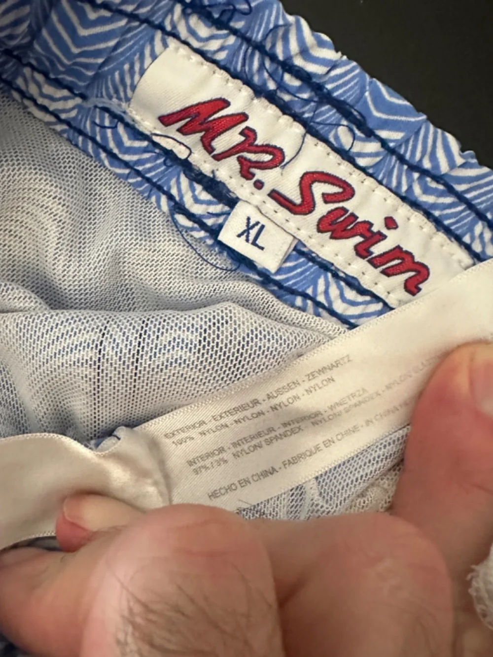 Mr. Swim Trunks XL Gently worn 100% nylon 36-42